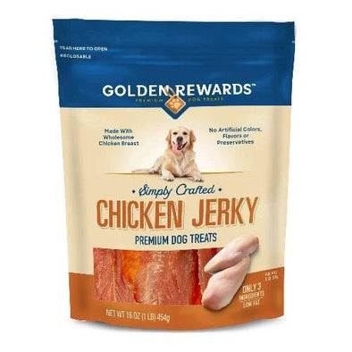 Golden Rewards Chicken Jerky Dog Treat | Pets Equips