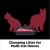 ARM & HAMMER Clump & Seal Platinum Clumping Cat Litter, Multi-Cat, 27.5lb