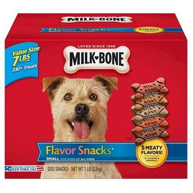 Milk-Bone Flavor Snacks Dog Treats Small/Medium Sized Dogs 7 Pound | Pets Equips