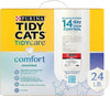 Purina Tidy Cats Tidy Care Comfort Unscented Clumping Cat Litter Odor Control Low Dust Formula-24lb. Box | Pets Equips