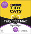 Purina Tidy Cats Clumping, Lightweight, Multi Cat Litter, Tidy Max Glade Clean Blossoms Formula - 17 lb. Box