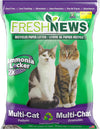 Fresh News Multi-Cat Non Clumping Paper Cat Litter, 25 Pound