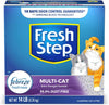 Fresh Step Clumping Cat Litter, Multi-Cat Odor Control, 14 lbs