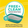 Purina Tidy Cats Clumping Cat Litter Odor Control, Free and Clean Unscented Multi Cat Litter - 16 lb. Bag