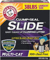 Arm & Hammer Slide Cat Litter - Clumping Multi-Cat, 38 lbs. | Pets Equips