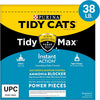 Purina Tidy Cats Clumping Cat Litter, Tidy Max Instant Action Multi Cat Litter - 38 lb. Box