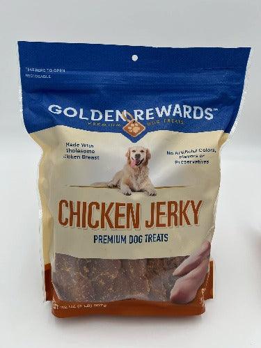 Golden Rewards Chicken Jerky Dog Treat | Pets Equips