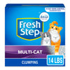 Fresh Step Clumping Cat Litter, Multi-Cat Odor Control, 14 lbs