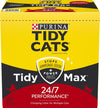 Purina Tidy Cats Clumping Cat Litter, Tidy Max 24/7 Performance Multi Cat Litter - 38 lb. Box