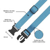 Vibrant Life Padded Dog Collar, Medium, Blue | Pets Equips