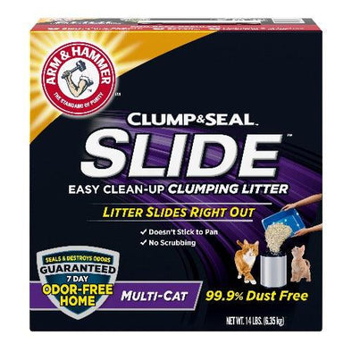 Arm & Hammer SLIDE Easy Clean-Up Multi-Cat Clumping Cat Litter | Pets Equips